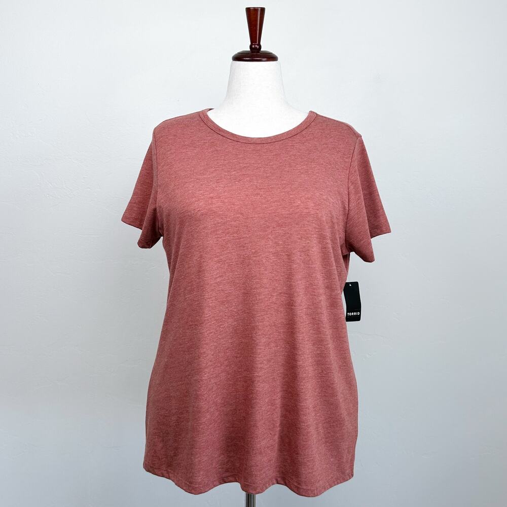 Torrid Everyday 0X Signature Jersey Crew Neck Short Sleeve Autumn T-Shirt NWT
